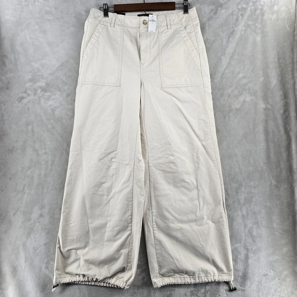 Banana Republic Authentic Chino Straight Parachute Full Pants‎ Mid Rise Womens 6